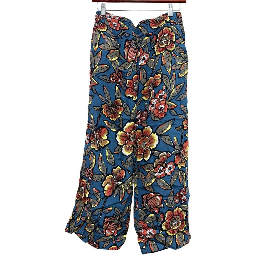 Ann Taylor Tropical Luai Wide Leg Pants 4P